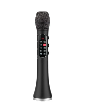 Беспроводной микрофон караоке MicMagic L-1098 DSP + TWS Черный 30 Вт