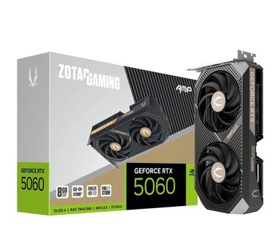 Видеокарта Zotac GeForce RTX 5060 AMP 8GB GDDR7 DLSS4 (ZT-B50600F-10M) EU
