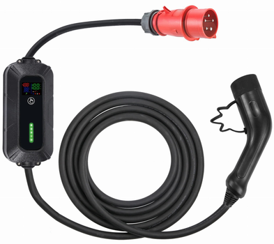 Przenośna ładowarka samochodowa Platinet EV/PHEV AC Type 2 8/10/13/16A 11kW CEE 3F 7m Black (EV_PPC7M11)
