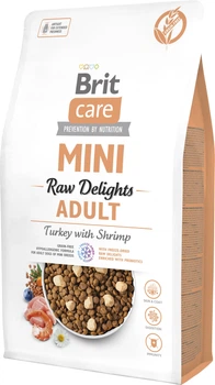 Сухий корм Brit Care Mini Raw Delights Adult індичка з креветкою