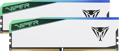 Оперативная память Patriot DDR5-6400 32768MB PC5-51200 (Kit of 2x16384) Viper Elite 5 RGB (PVER532G64C32KW)