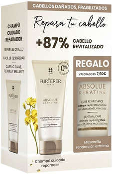 Zestaw do pielęgnacji włosów Rene Furterer Absolue Keratine Szampon naprawczy 200 ml + Maska odżywcza do włosów 30 ml (3282779415897)