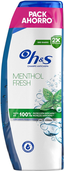 Zestaw szamponów przeciwłupieżowych Head & Shoulders Menthol Fresh 2 x 330 ml (8700216474177)
