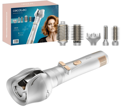 Suszarko-lokówka Cecotec CeramicCare 6in1 Gyro srebrna