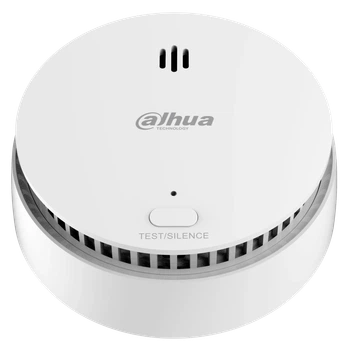 Беспроводной извещатель задымления Dahua DHI-HY-SA21A-W2 20-40 м2 покрытие фотоэлектрический метод работы