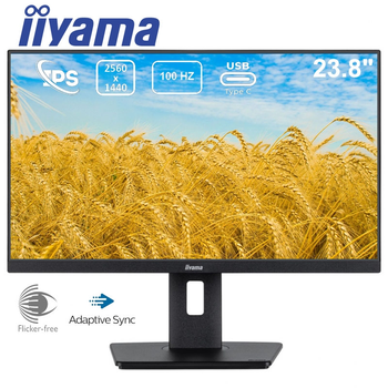 Монитор iiyama XUB2492QSU-B1 безрамочный IPS 2560x1440 QHD 24" / 4W