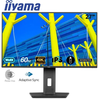Монитор iiyama XUB2792UHSU-B6 безрамочный IPS 3840х2160 4K Ultra HD 27" / 4W