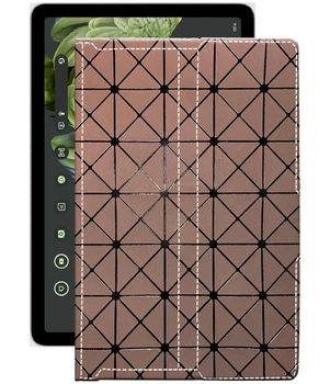 Чохол з екошкіри для планшету Google Pixel Tablet Коричневий ромб