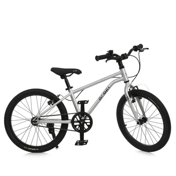 Дитячий велосипед PROF1 MB 20LIGHTY DARK GREY FOREST 20" дюймів, алюмінієва рама, сріблястий