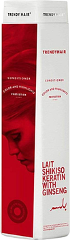 Odżywka do włosów farbowanych Trendy Hair Shikiso Keratin with Ginseng Lait 300 ml (8437014130447)