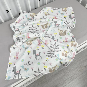 Натуральная детская пеленка Oh My Kids "Forest Animals"