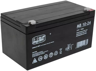 Гелевий акумулятор LEAN Toys AGM для автомобіля 24V 10AH 15852 (5905679073896)