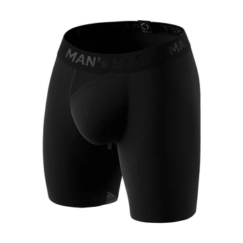 Мужские анатомические боксеры Anatomic Long w/skew fly Light Plus, Black Series, черный 8XL LLPS140-01