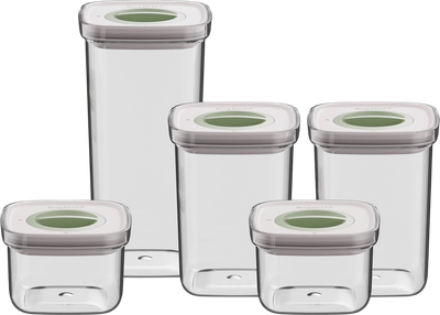 Набір контейнерів для харчових продуктів BergHOFF Leo Smart Seal 5 шт (5413821413655)