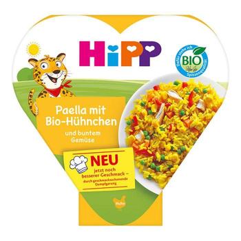 Hipp - Паелья овочами та органічною куркою, від 1 року, 250 г