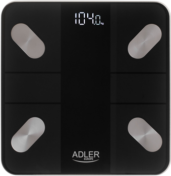 Весы напольные Adler AD 8186 black