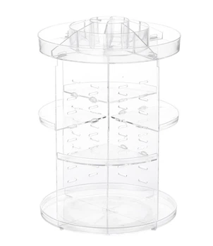 Акриловый настольный вращающийся органайзер для косметики JN-836