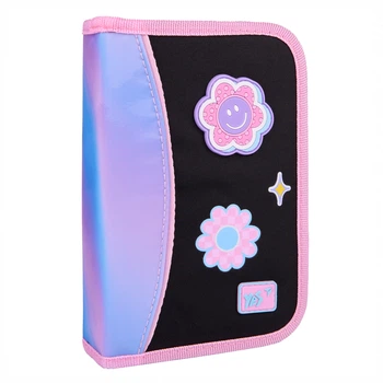 Пенал одинарный YES HP-02 Be Happy 13х21х3 см Разноцветный (533648)