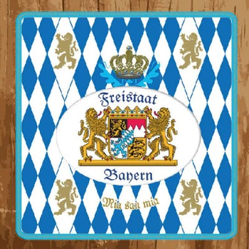Комплект 12 шт. Декупажні серветки "Freistaat bayern", 33*33 см, 18,5 г/м2, 20 шт, Abiente 13310440 8712159137576