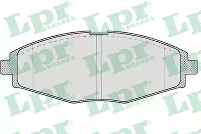 Колодки передні LPR Daewoo Lanos 1.5, Matiz 0.8L/ Chery QQ під колеса 13' (05P693)