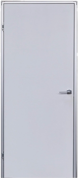 Двери межкомнатные скрытого монтажа New Modelli Element ALUM AXOR silver 800х2000х45 без четверти наружного открывания правые под покраску (231002)