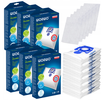Комплект мішків (24 шт.) для миючого пилососу BOSCH AquaWash&Clean