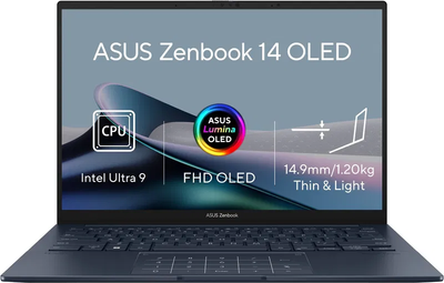 Ноутбук ASUS Zenbook 14 Intel Core Ultra 9 285H 32Gb/1Tb Intel Arc Win11P UX3405CA-OLED232X