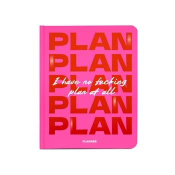 Планер Orner I HAVE NO PLAN AT ALL А5+ 248 листов розовый