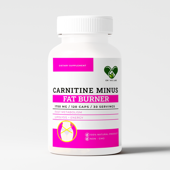Л карнітин (l carnitine) тартрат 1750 мг. Envie Lab для жінок та чоловіків для схуднення 120 капсул L-Carnitine MINUS