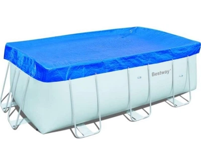 Каркасний басейн 549 x 274 x 122 см Bestway 56465 Power Steel™ Rectangular Pool Set