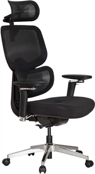 Кресло Mealux D2 Air Fabric Black (HF-D2 F/B)