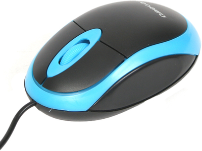 Mysz Omega OM-06V USB Black/Blue (OM06VBL)