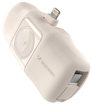 Powerbank Wozinsky WF16-YLS 5000mAh 15W Lightning Beżowy (WF16-YLS_BEI)