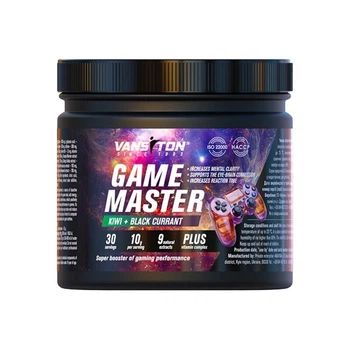 Энергетик для геймеров Vansiton Game Master, 300 грамм - Киви-черная смородина