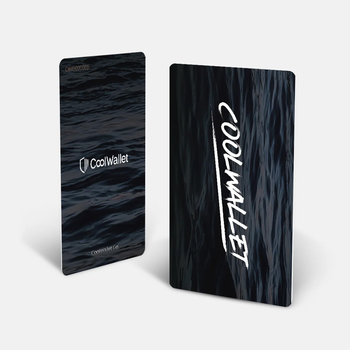Криптогаманець CoolWallet Go з NFC на 2 картки Dark Tide (CWGODT)