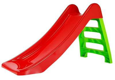 Zjeżdżalnia ogrodowa dla dzieci LEAN Toys  428 Zielono-czerwona (5904204750646)
