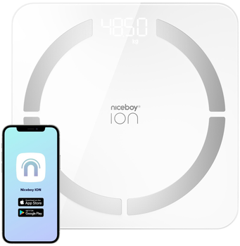Ваги підлогові Niceboy ION SmartScale Білі