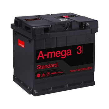 Акумулятор A-mega Standard 6СТ-50-АЗ(0)