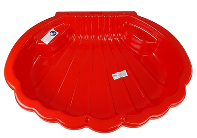 Piaskownica LEAN Toys Basen Muszelka Czerwona 2075 (5904204750660)