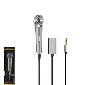 Настольный Remax (OR) Microphone RMK-K01на подставке Совместим с IOS, Android, Windows-phones Серый