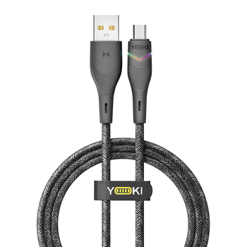 USB YOKI RGB YK-RG24 Micro 3A 1.2m Черный