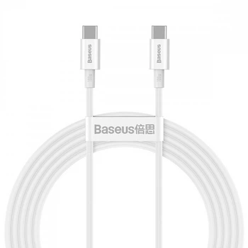 Кабель Baseus Superior Series Fast Charging Type-C to Type-C PD 100W (2m) white