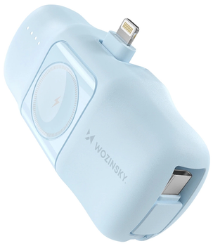 Powerbank Wozinsky WF16-YLS 5000mAh 15W Lightning Niebieski (WF16-YLS_BLU)