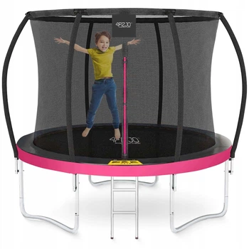 Батут с внутренней сеткой 4FIZJO PRO 8FT 252 см Black/Pink (P-5907739314550)