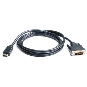 Кабель мультимедийный HDMI M to DVI M 1.8m 18+1pin REAL-EL
