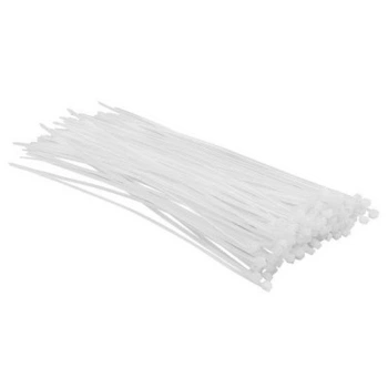 Стяжка Top Tools белая, 2.5x200 мм, пластик, 100 шт. (44E952)