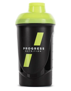 Шейкер Progress Nutrition Shaker 600 мл, Black/Yellow