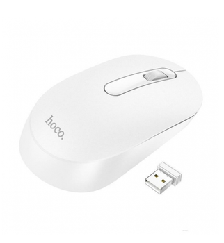 Миша бездротова HOCO GM14 Platinum business біла