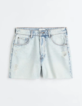 Шорти H&M Ж1116960 (10583415) колір блакитний (Ж1116960 - 209228)