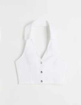Топ H&M Ж1117644 (10669865) колір білий S